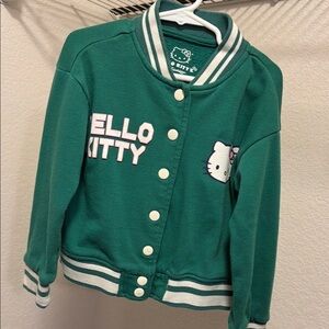 Hello Kitty Teal Jacket with White Accents